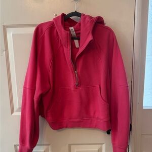 Lululemon Athletica Scuba Pink Half-Zip Hoodie